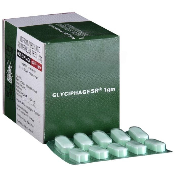 Glyciphage SR 1gm Tablet